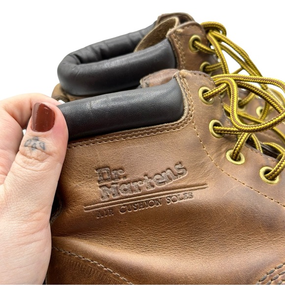 Dr. Marten RARE 939 Ben Boot Made In England Leather Lace Up Hiking Boots Brown - Picture 8 of 13